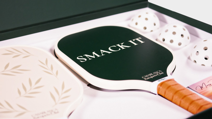 Casablanca Racquets Club pickleball box set – premium paddle and balls.